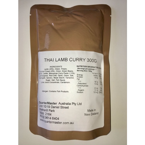 Thai Lamb Curry 300g